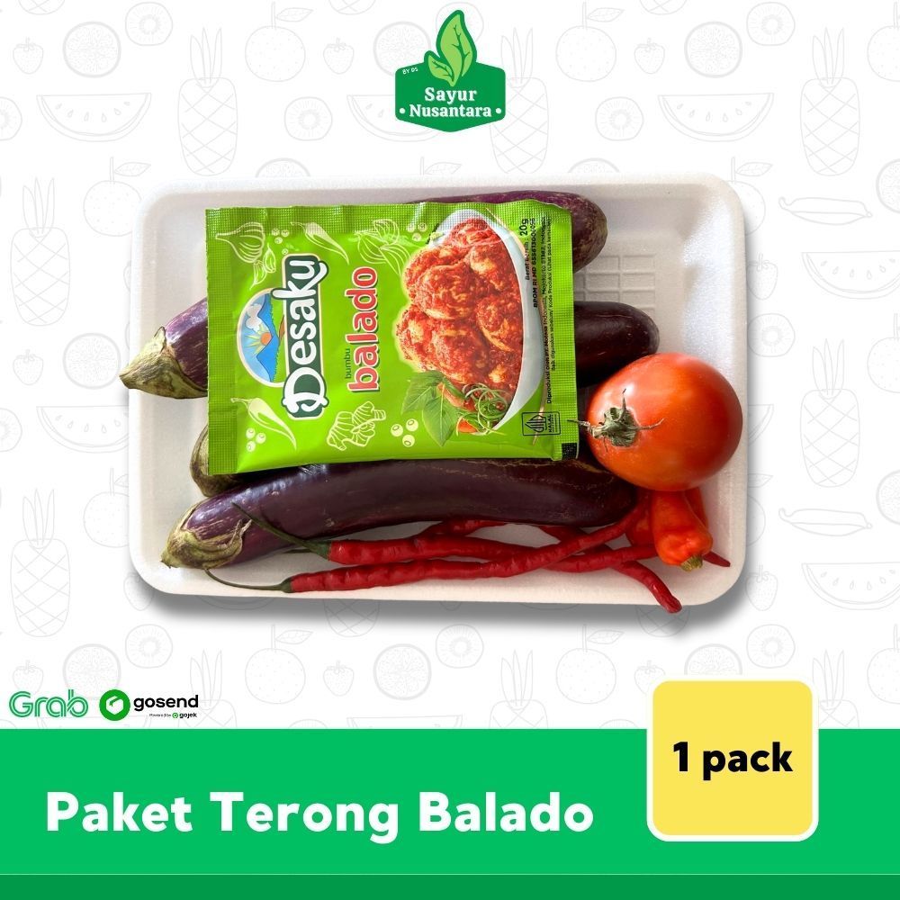 

Paket Terong Balado 500g / 1 Pack - Sayur Nusantara