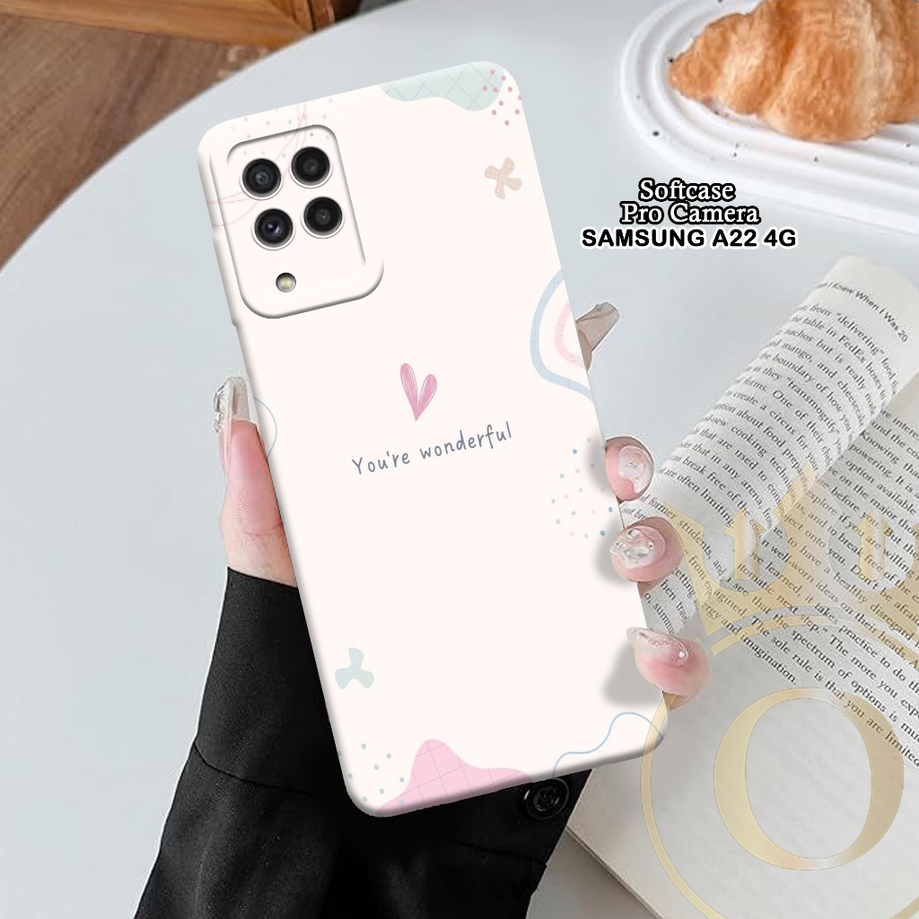 Softcase Samsung Galaxy A22 4G - ORORA - Casing Samsung Galaxy A22 4G - Motif case Cartoon - softcas