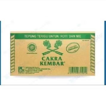 

Tepung terigu Cakra Kembar 1 karton isi 12 x 1 kg