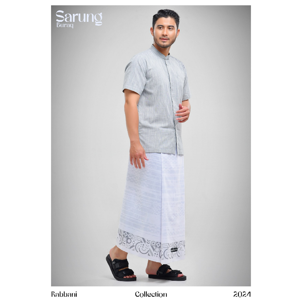 RABBANI ORI - New Sarung Rabbani Palestine Putih Rabbani Sarung Buroq