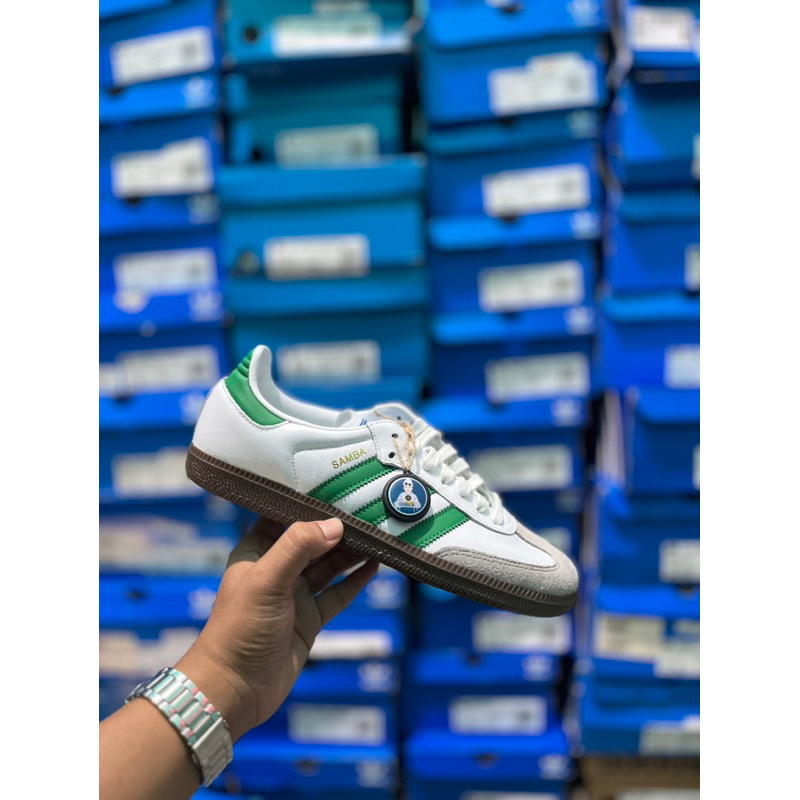 Adidas Samba Og White Green
