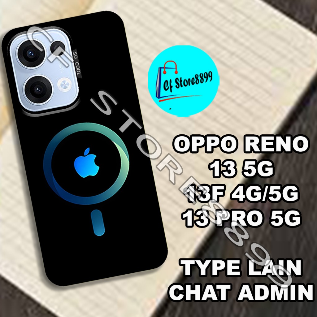 (CFS 4) Case hybrid untuk Hp OPPO RENO 13/ RENO 13F/ RENO 13 PRO I MOTIF IPHONE I Case OPPO RENO 13/
