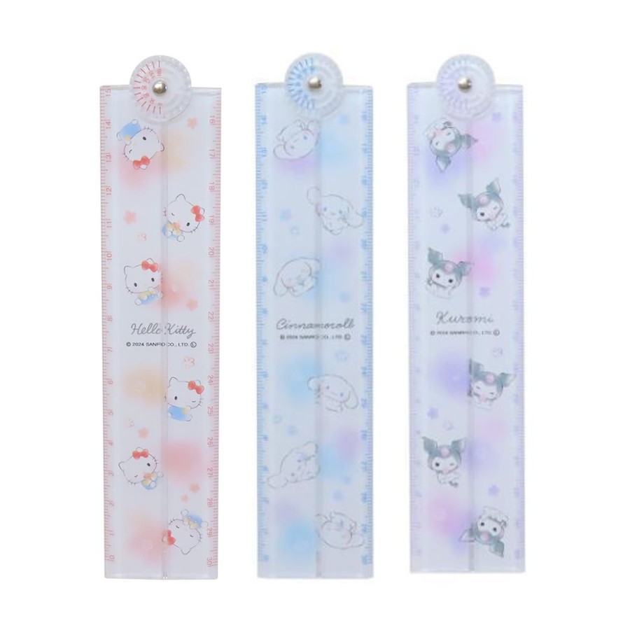 

Ruler Foldable 30cm Sanrio Chibi Hello Kitty Cinnamoroll Penggaris Lipat Busur Limited Edition