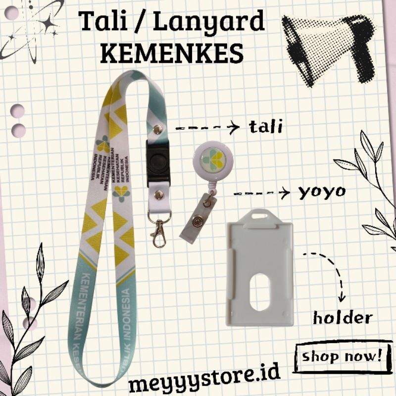 

Tali ID CARD KEMENKES Putih / Lanyard KEMENKES Putih READYYY [STOCK MELIMPAH] Termurahhh Harga Grosir!