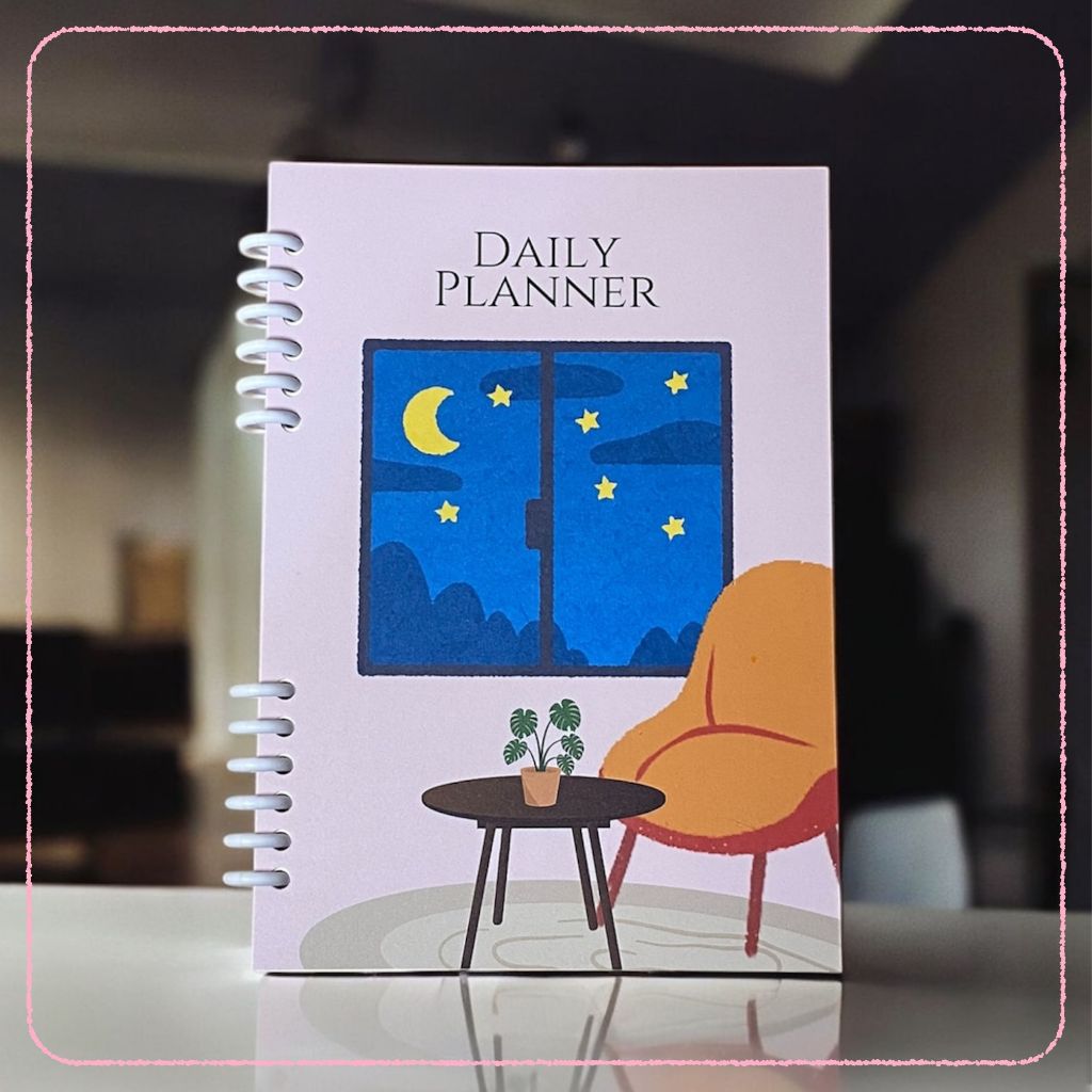 

Cute Aesthetic Pink Daily Journal Agenda Harian Productivity Planner - [DP-4]