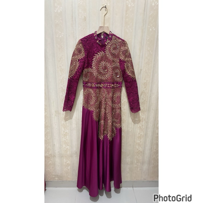 preloved gamis bibiq elizabeth winsby  size S LD 90cm orginal