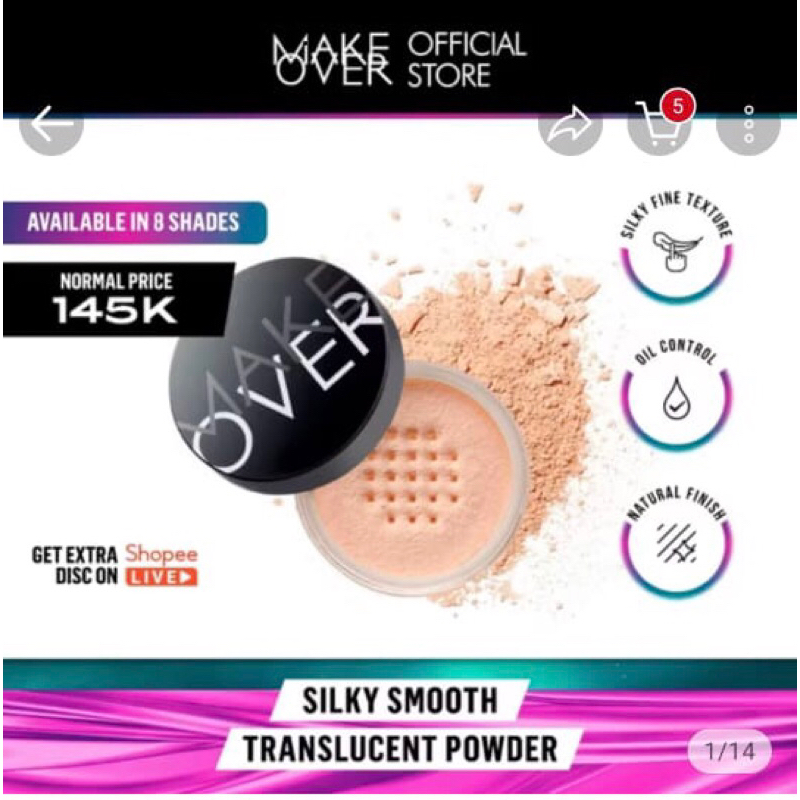 makeover translucent powder