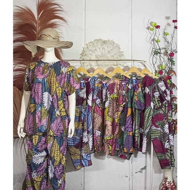 Daster Set Celana Panjang Rayon premium