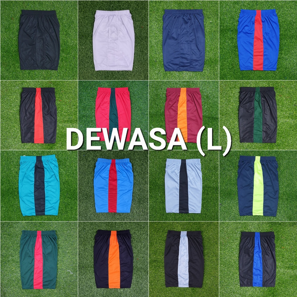 Celana Bola Futsal Polos / celana santai pendek / celana polos pria / celana bola