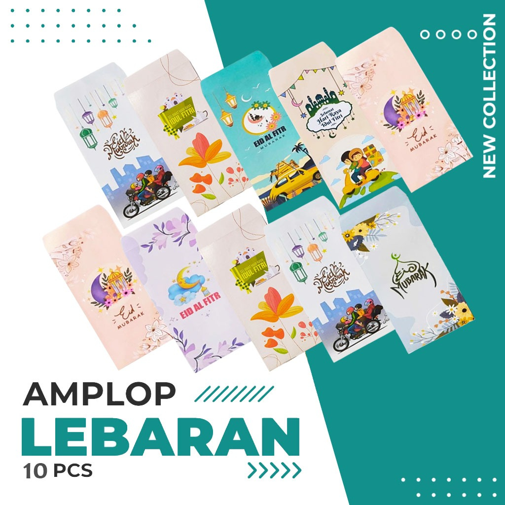 

Amplop Lebaran Spesial Besar Panjang 2025 1SET 10 PCS Angpau Amplop Idul Fitri Amplop Idul Adha - Motif ACAK