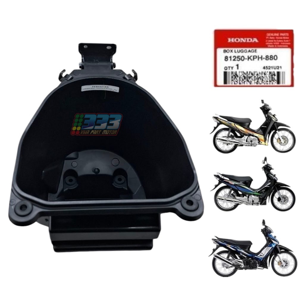 dudukan jok box bagasi karisma supra x 125 lama dan new batman KPH 81250KPH880