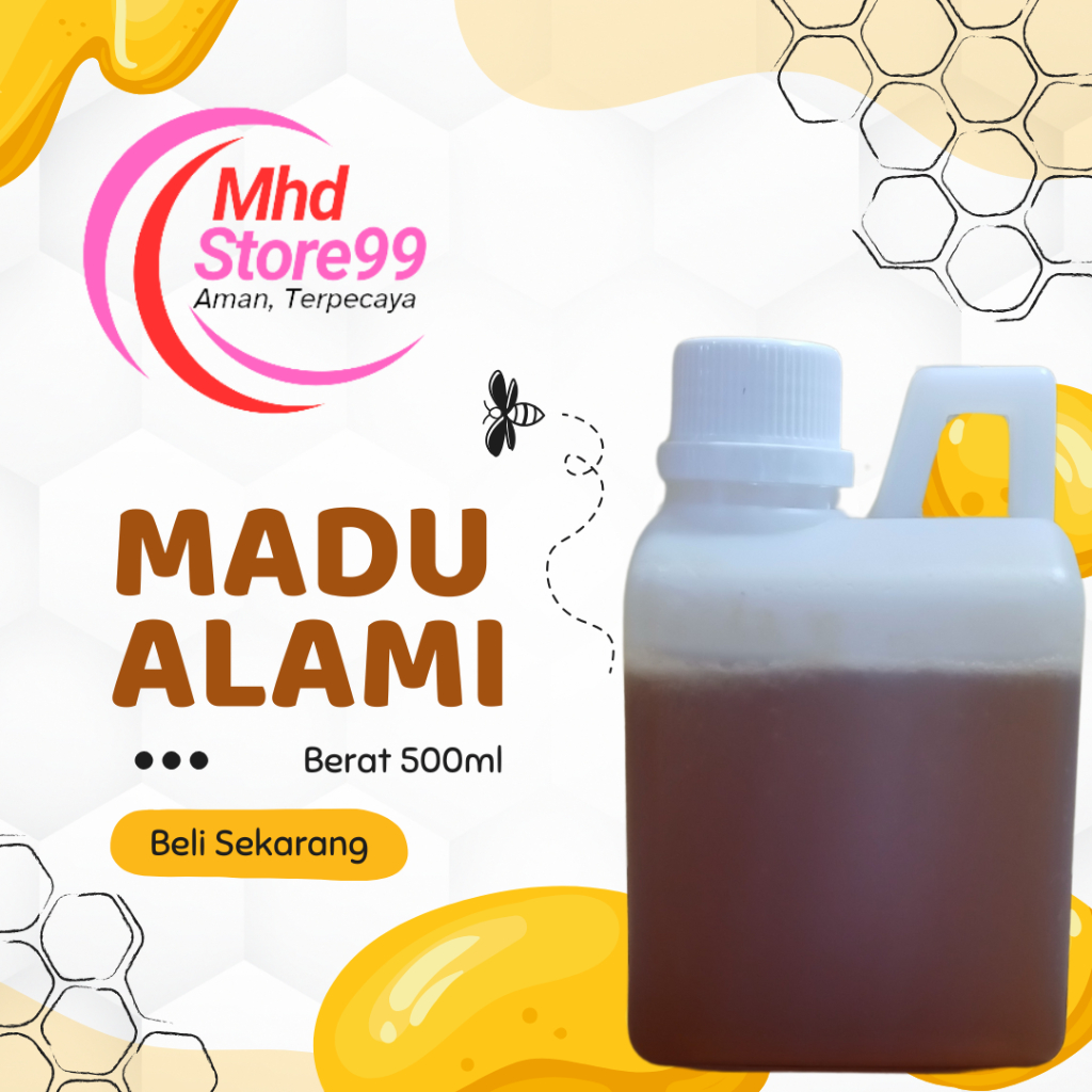 

Madu Hutan 100% Asli dari Hutan Sialang Sumatera Madu Asli Sarang Lebah 500ml