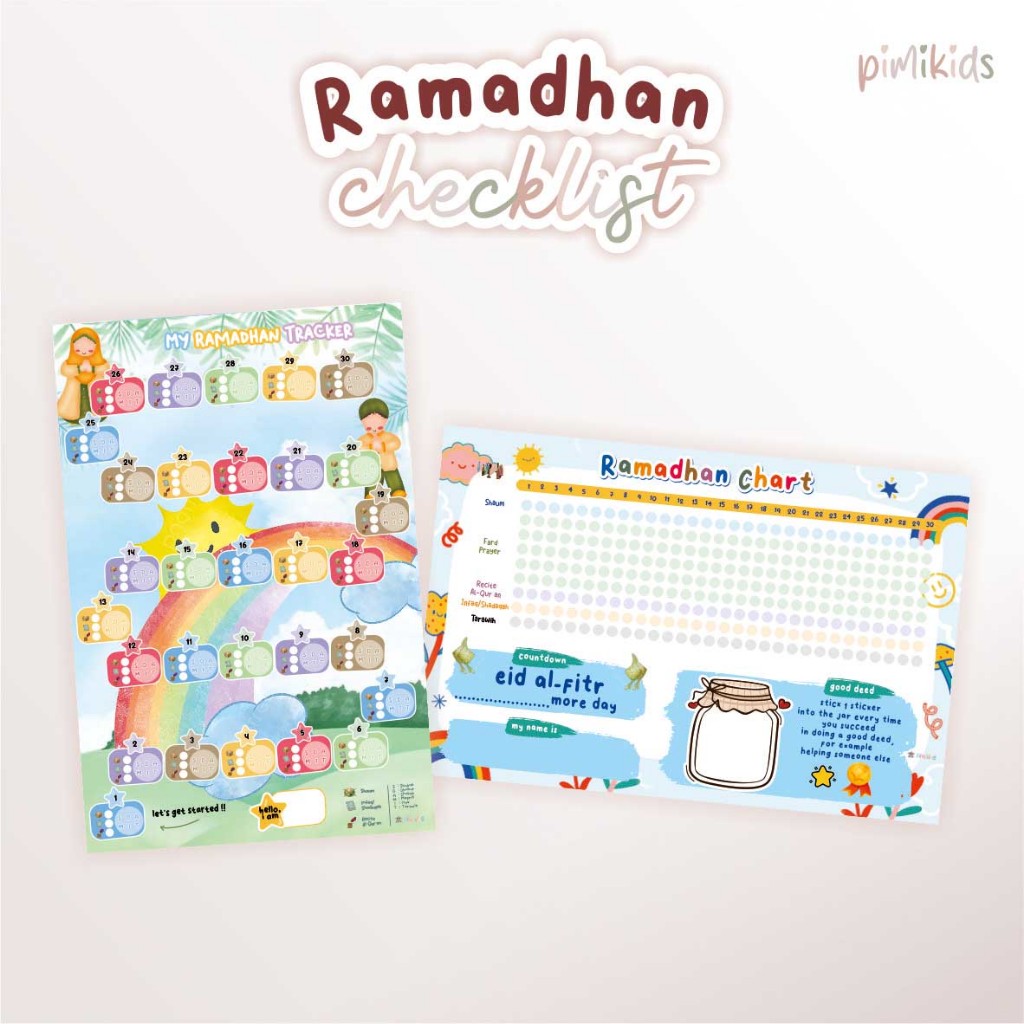 

RAMADHAN CHECKLIST ❤ RAMADHAN BOARD ❤ CHART ❤EID MUBARAK ❤ IDUL FITRI PLANNER