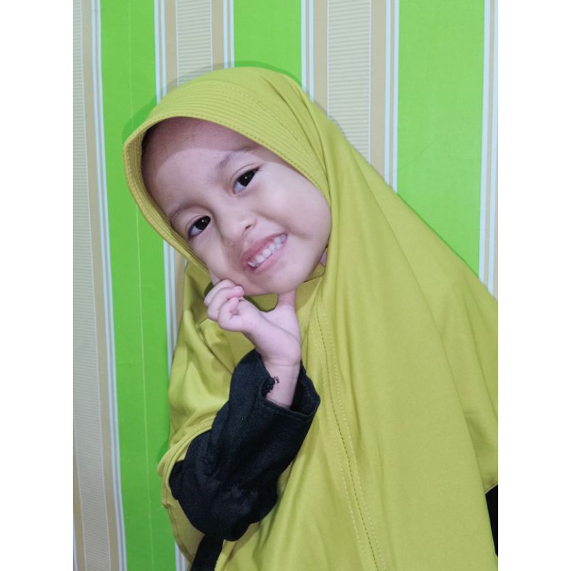 JILBAB INSTAN ANAK PAD _ JILBAB ANAK PEREMPUAN PAD ESTIMASI USIA 2-7 TAHUN