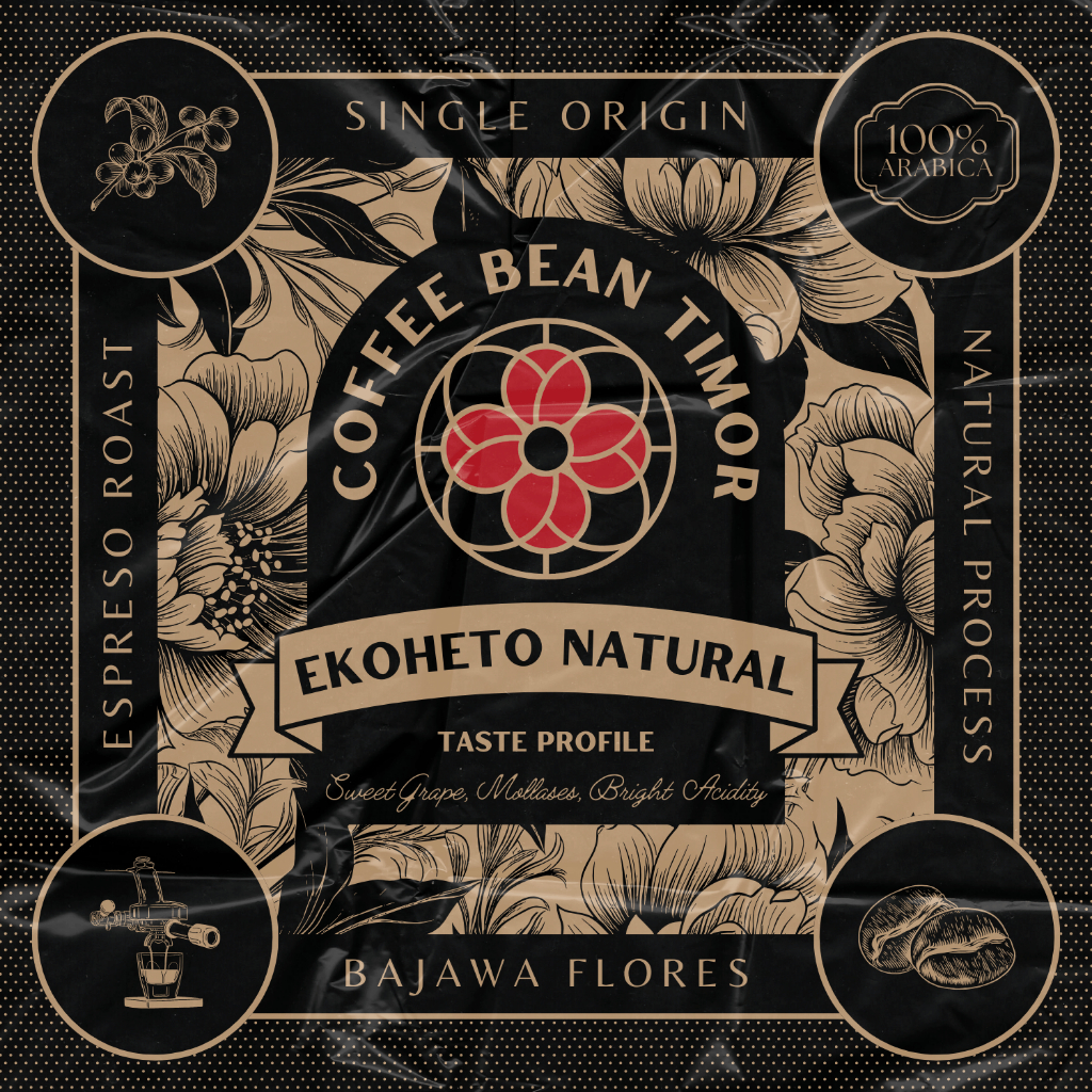

Biji Kopi Arabica Natural Ekoheto Bajawa Flores Specialty Roasted Coffee - CBT Espreso