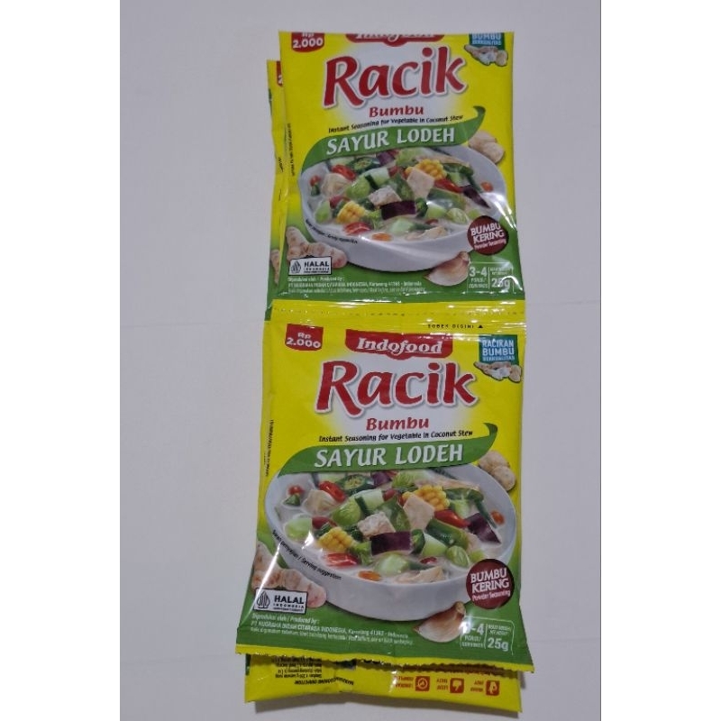 

bumbu racik sayur lodeh indofood 1 renceng 10 pcs