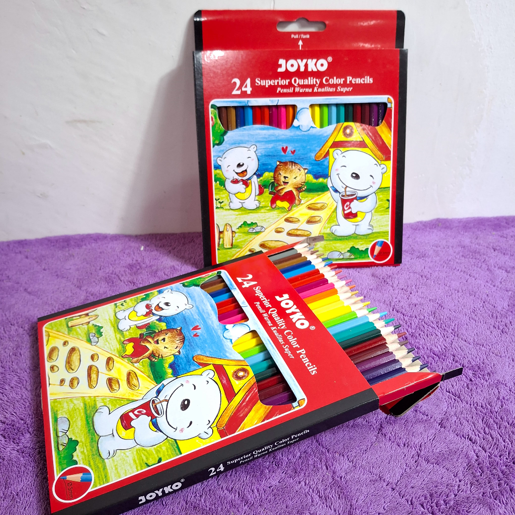 

Pensil Warna JOYKO 24 Warna CP-24PB