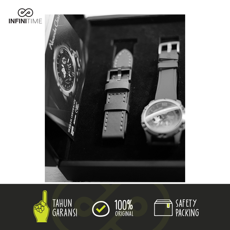 Jam Tangan Alexandre Christie AC 6295 Limited Edition Automatic Light Blue Pria