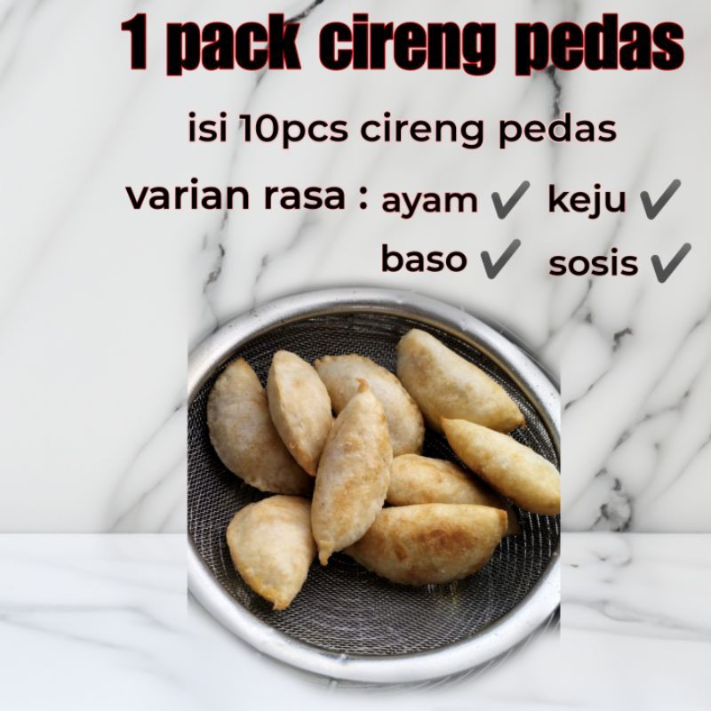 

CIRENG MERCON ISI AYAM SUWIR