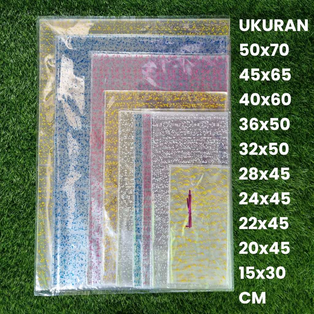 Opp Flower Tebal Plastik Snack Isi 12 Pcs