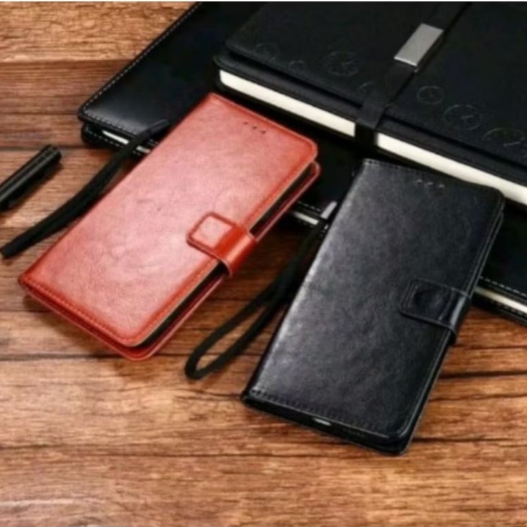 CASE SAMSUNG A33 5G/ A53 5G/ A73 5G LEATHER CASING FLIP COVER MODEL DOMPET BAHAN KULIT PREMIUM