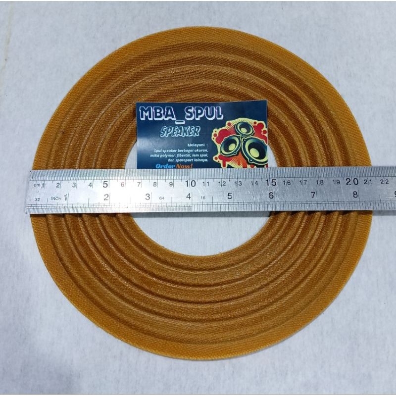 Damper Dumper speaker 18" Dan 15" Kualitas premium Diameter 21,5cm lubang spul 4inch