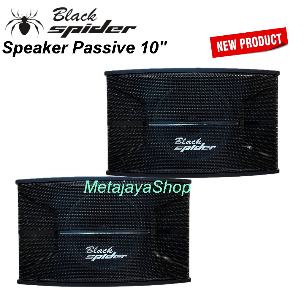 Speaker Pasif Black Spider 10 Inch 1 set speaker karaoke 10'' blackspider
