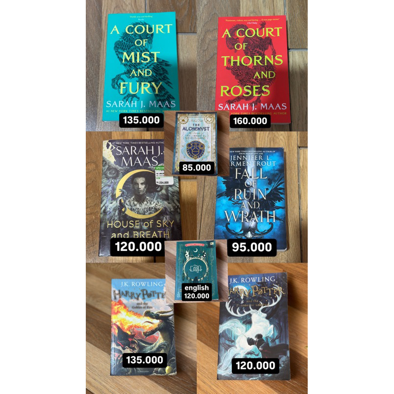 preloved import books impor eng english