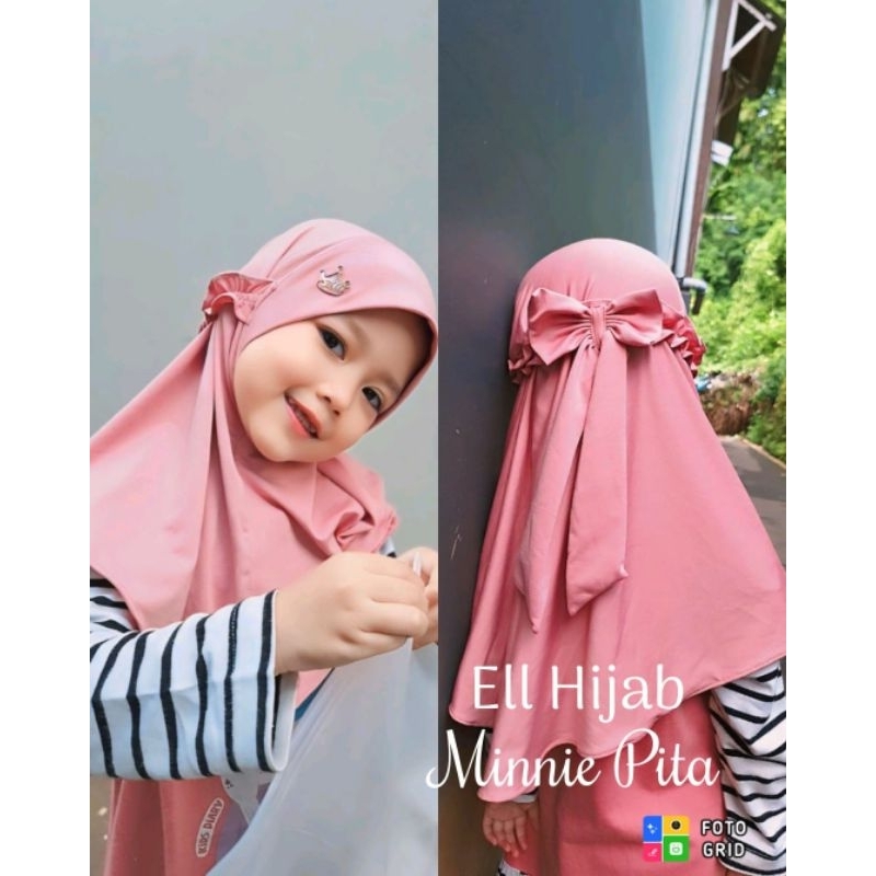 Hijab anak bayi mini pita ell hijab