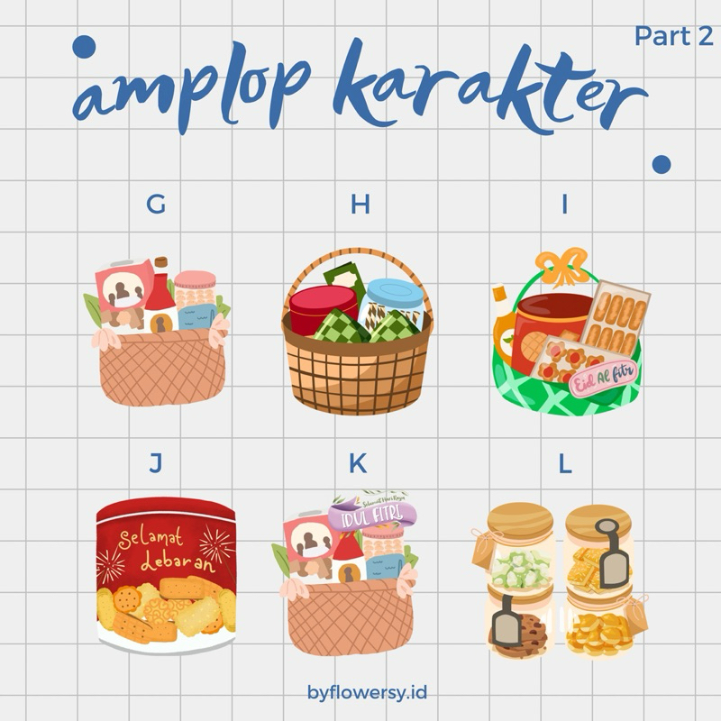 

Amplop Karakter/ Amplop lebaran Karakter
