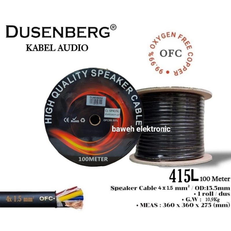 KABEL AUDIO SPEAKER 4x1,5Mm