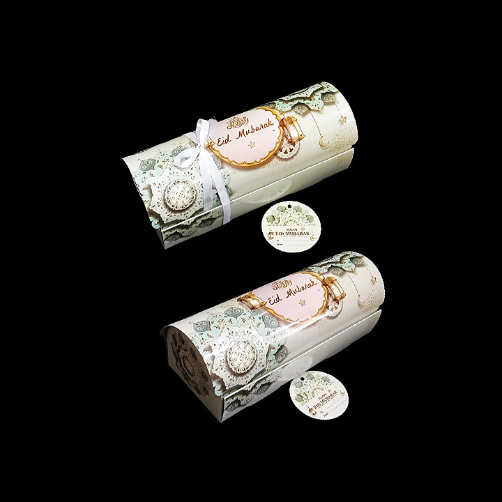 

( 5 pcs ) Kardus Bolu Gulung Lebaran Dus Kotak Rollcake Packaging Hampers Idul Fitri 30x10x9cm
