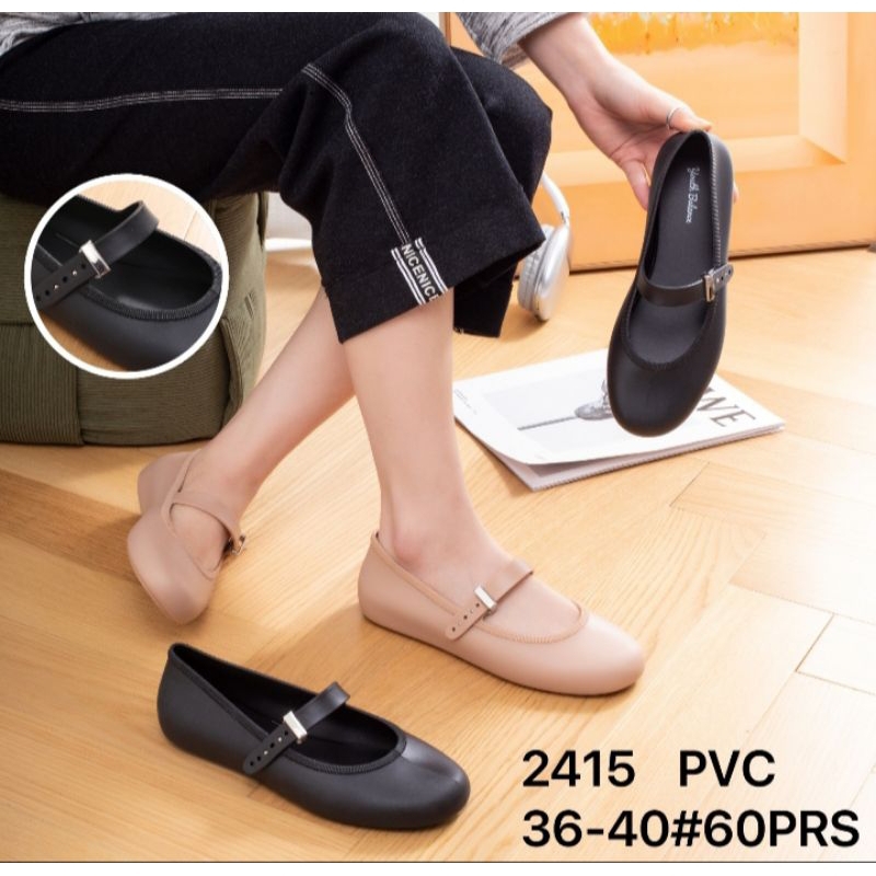 ALULA Jelly 2415 Sepatu flatshoes wanita jelly import
