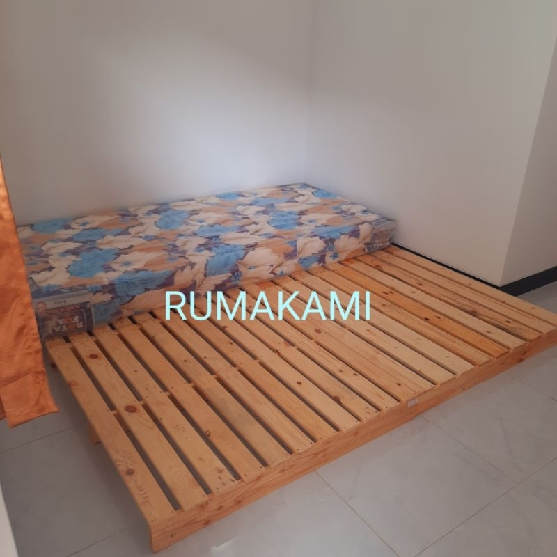 Palet Kayu Alas Tempat Tidur - Tatakan Dipan Kasur 180x200