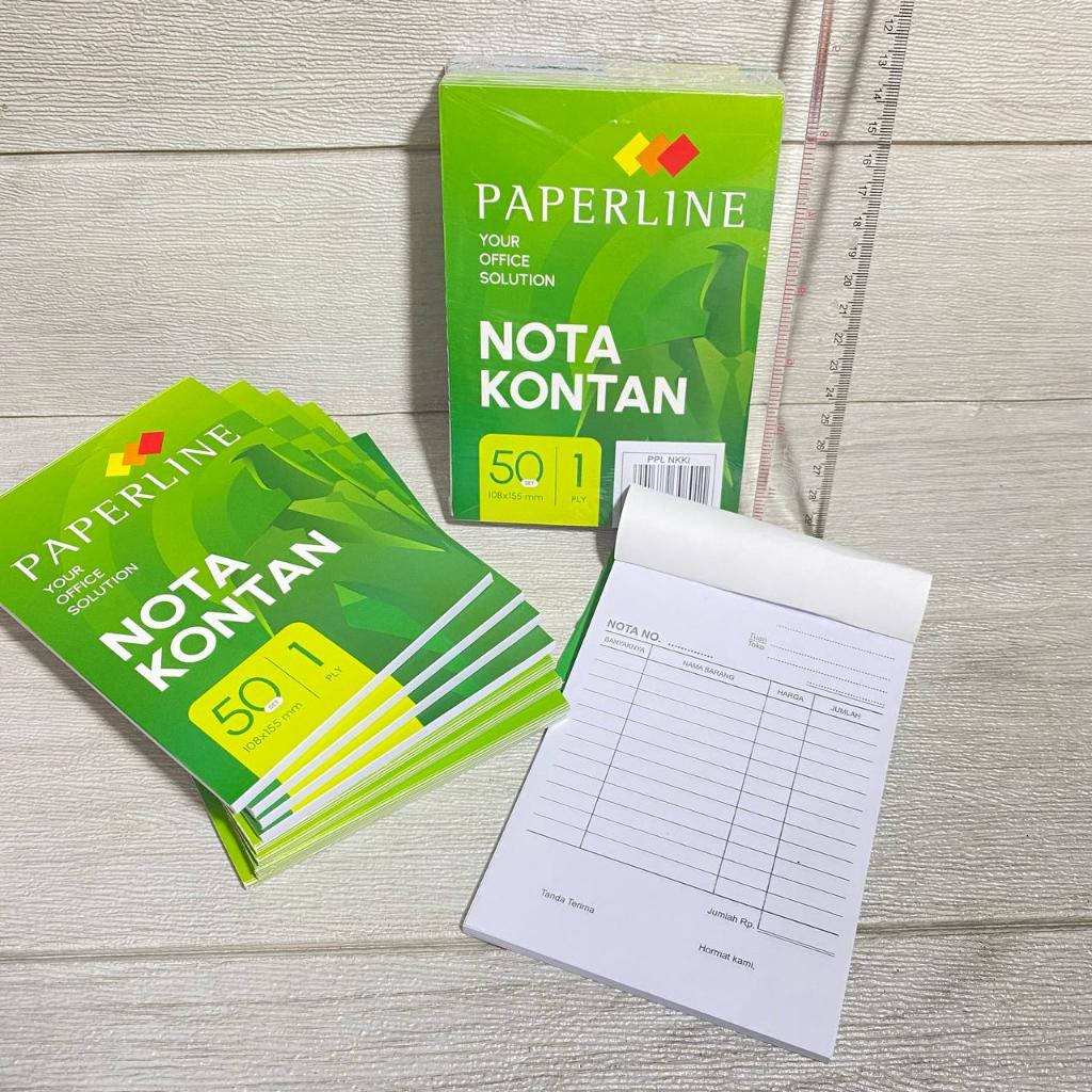 

Nota Kontan Paperline Kecil 1 Ply (NK K1)