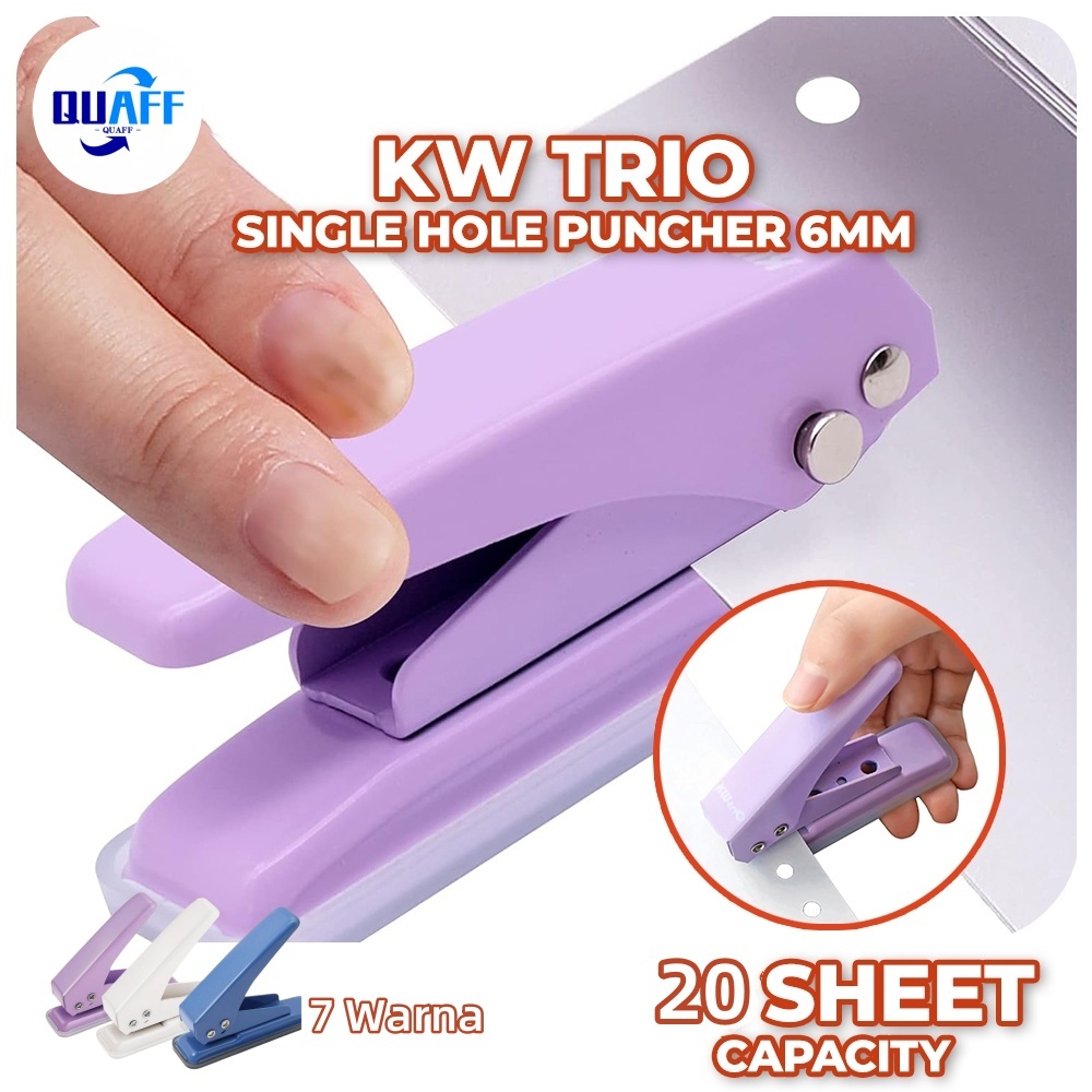 

1Pcs Mini One Hole Punch Portabel Pelubang kertas Stapler Kertas Planner DIY Scrapbook