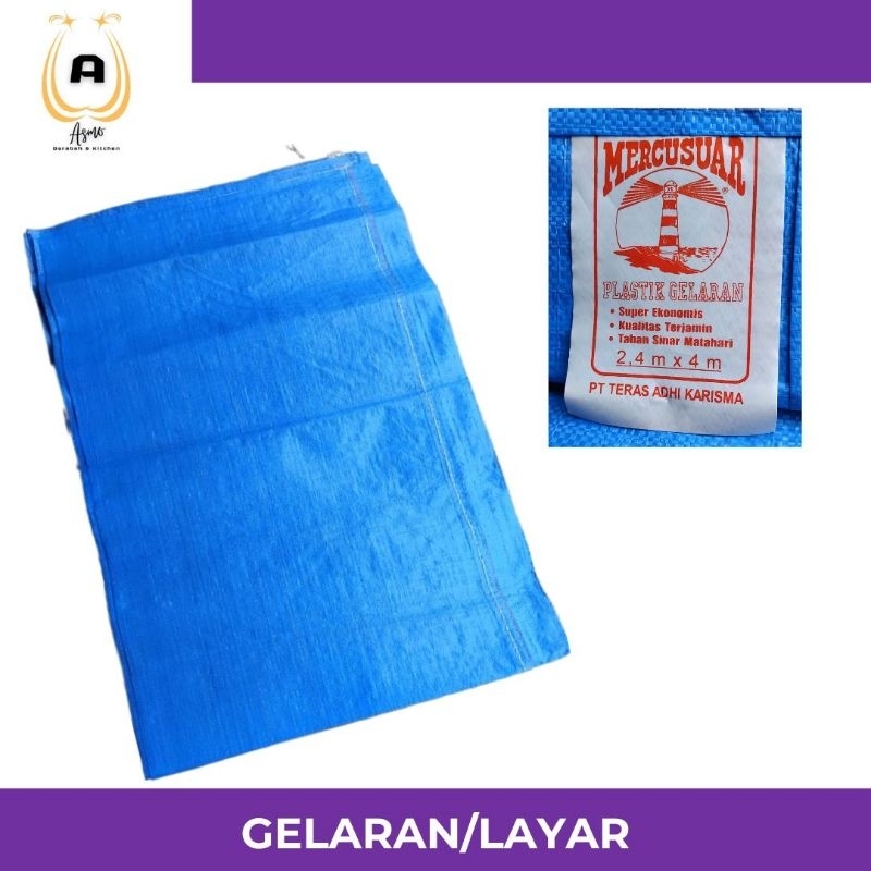 GELARAN/LAYAR/UNTUK JEMUR PADI ATAU JAGUNG/TERPAL