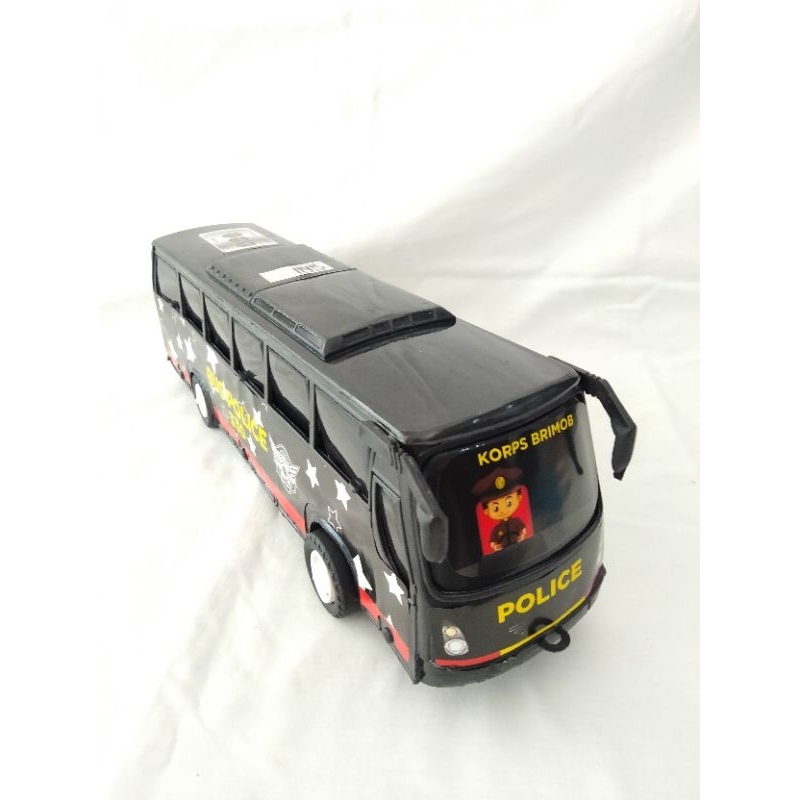 mainan mobil bus polisi