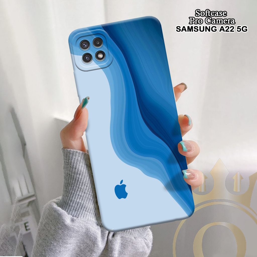 Softcase Samsung Galaxy A22 5G - ORORA - Casing Samsung Galaxy A22 5G - Motif case Abstrak - softcas