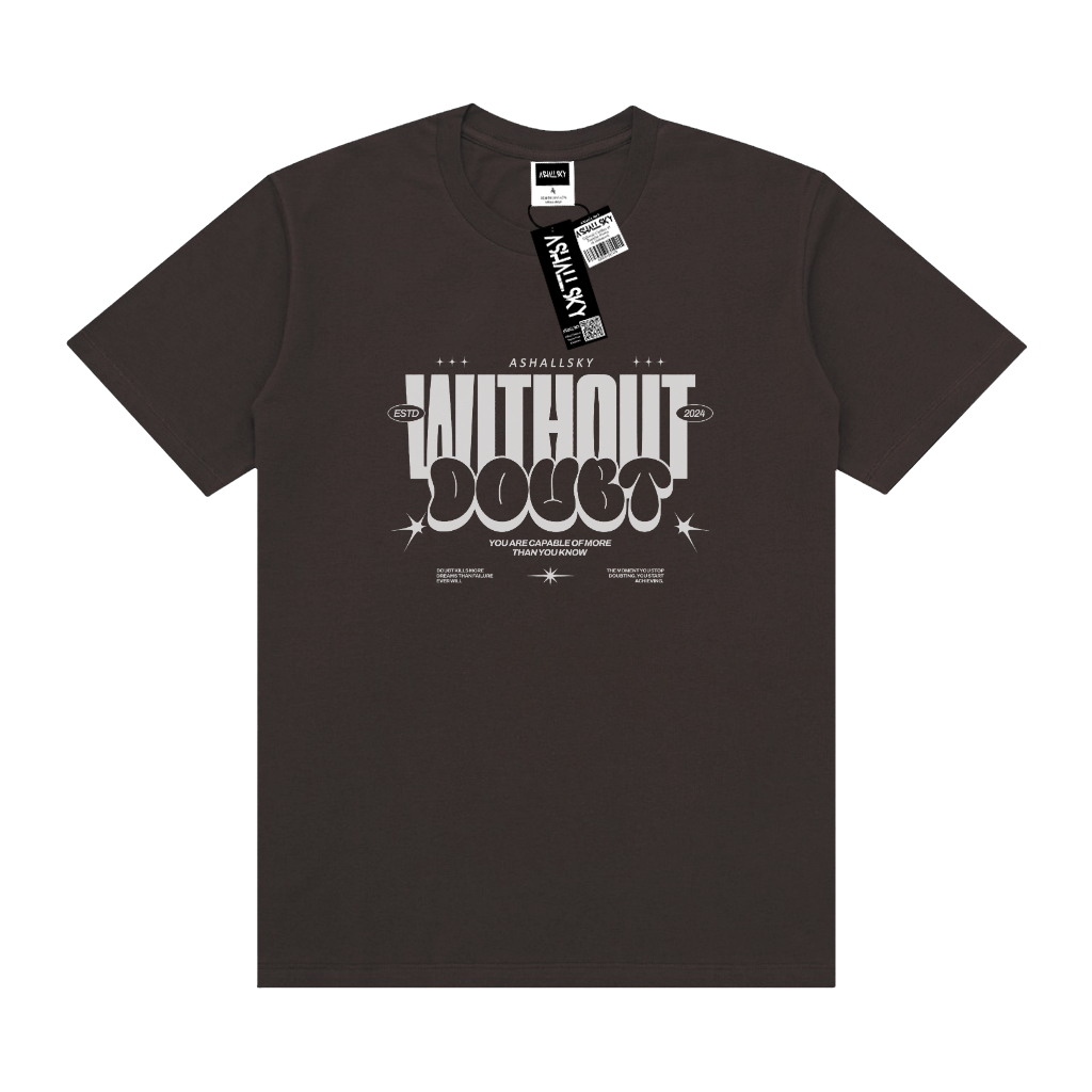 Ashall.Sky Kaos Distro Pria Baju Distro Pria Baju Kaos Distro Motif Without Warna Coklat