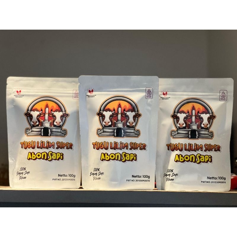 

Abon sapi tugu lilin grade Premium