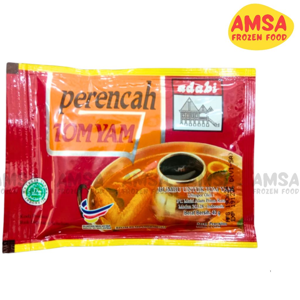 

Adabi Perencah Tom Yum / Adabi Bumbu Tom Yum Tom Yam 40gr