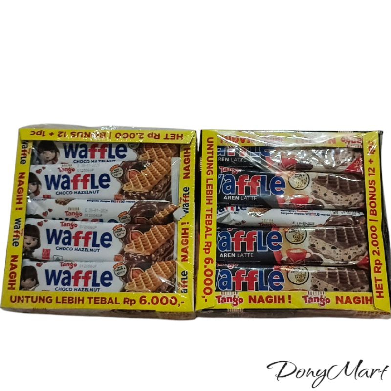 

Tango Waffle Choco Hazelnut Waffle Aren Latte 25 Gr ( 1 Box Isi 13)