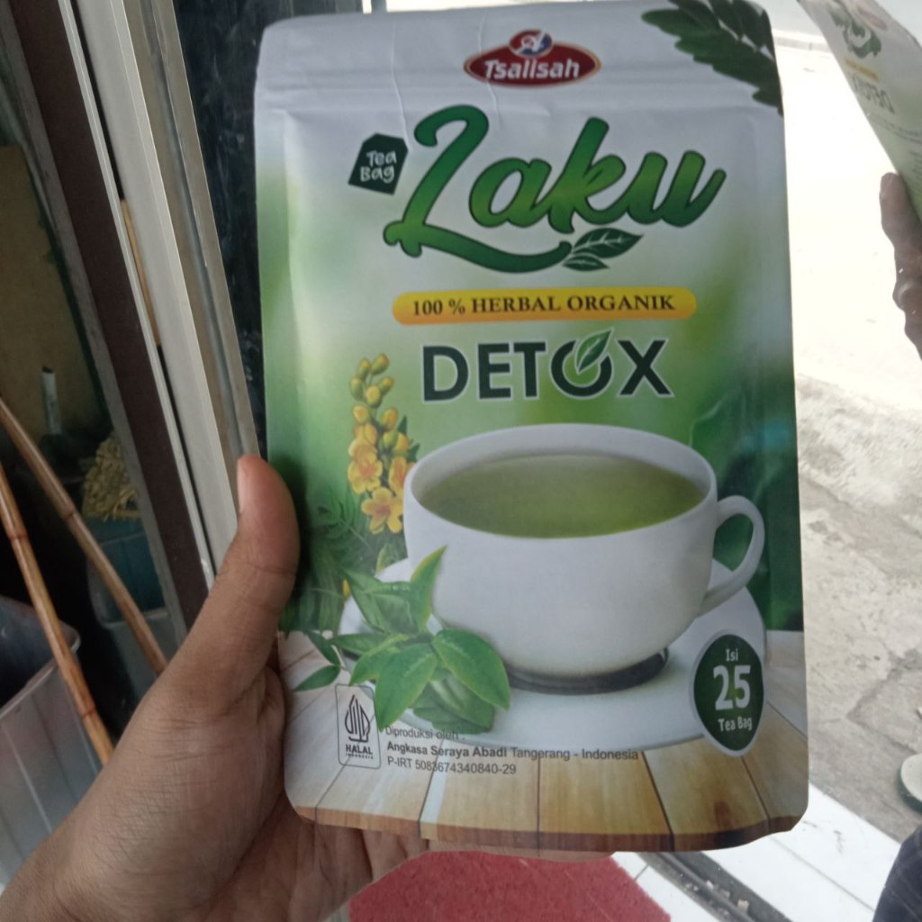

Teh Laku Detox Tsalisah Pouch Isi 25 Bag | Teh Detox Kecilkan Pinggang Dan Perut 100% Asli