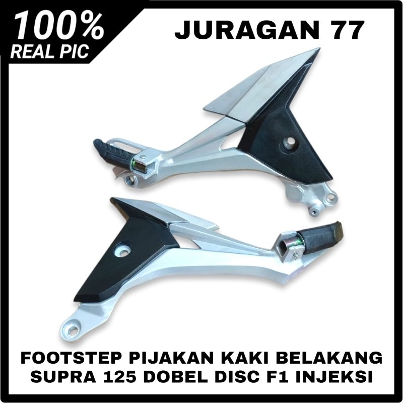 Footstep Bostep Postep Supra New Dobel Disc 125 Fi Injeksi