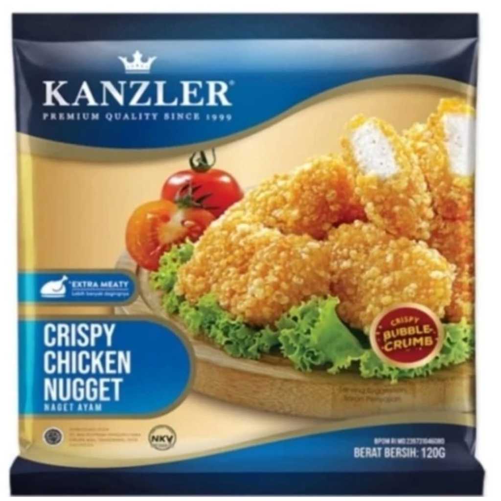 

Kanzler Crispy Bubble Chicken Nugget 120gr