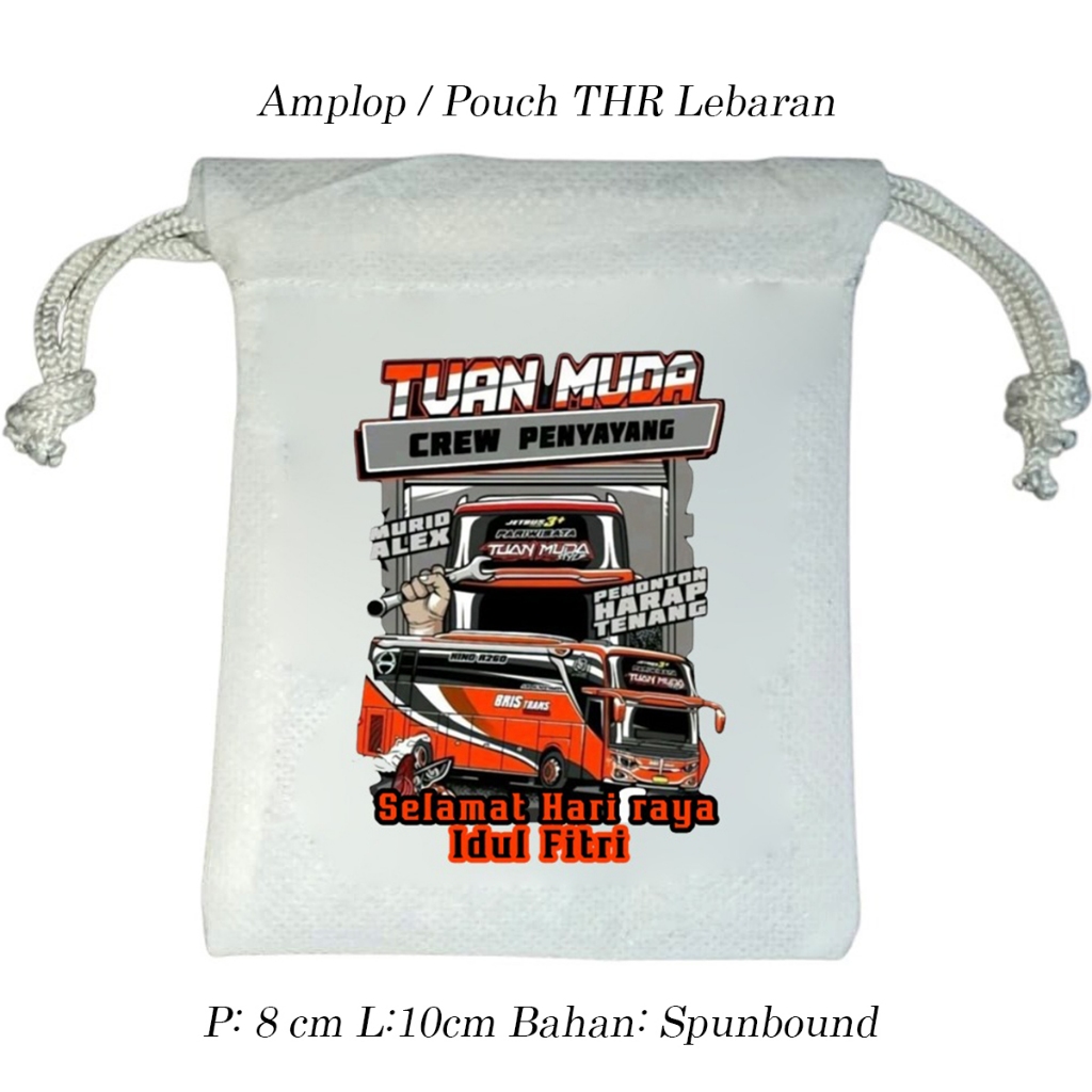 

Amplop Lebaran 2025 Aesthetic Pouch Serut Unik Buat THR Lebaran - Telolet Basuri Tuan Muda 801