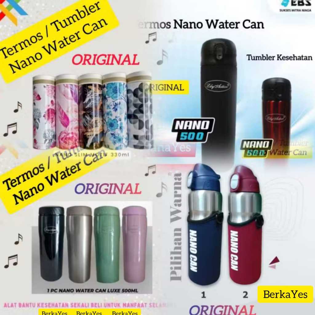 Termos Tumbler Nano Water Can Nano Can Nano Luxe Nano Nano Sport Nano Slim Nano 500 330 450 750 1000