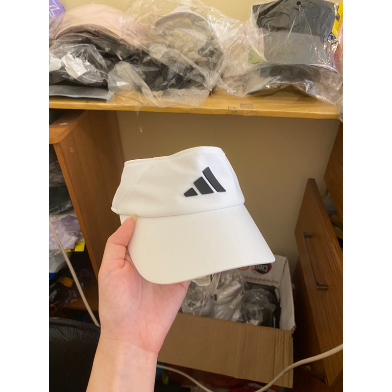 ADIDAS ORIGINAL Runnung Visor Cap/Topi Olahraga Climacool Putih