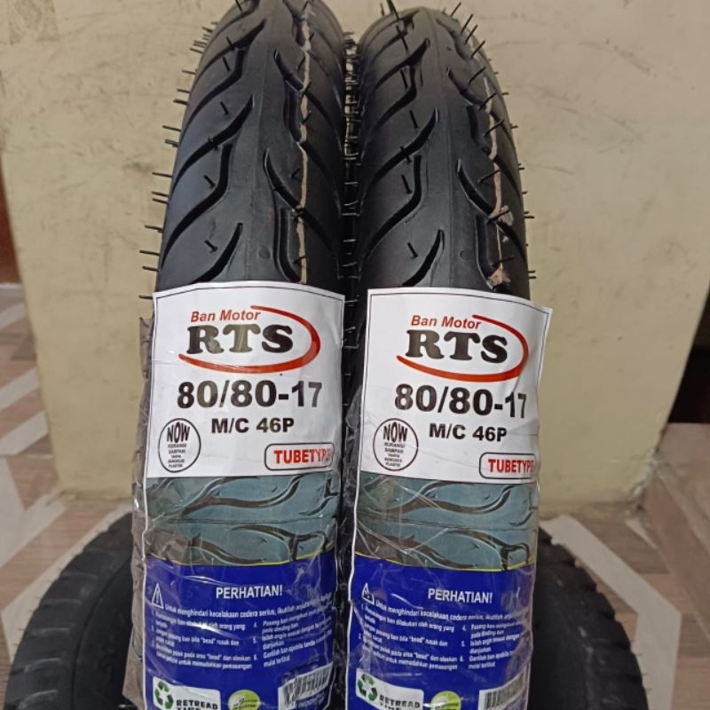 Ban Donat 80/80-17 RTS tubetype non tubles motor bebek R17